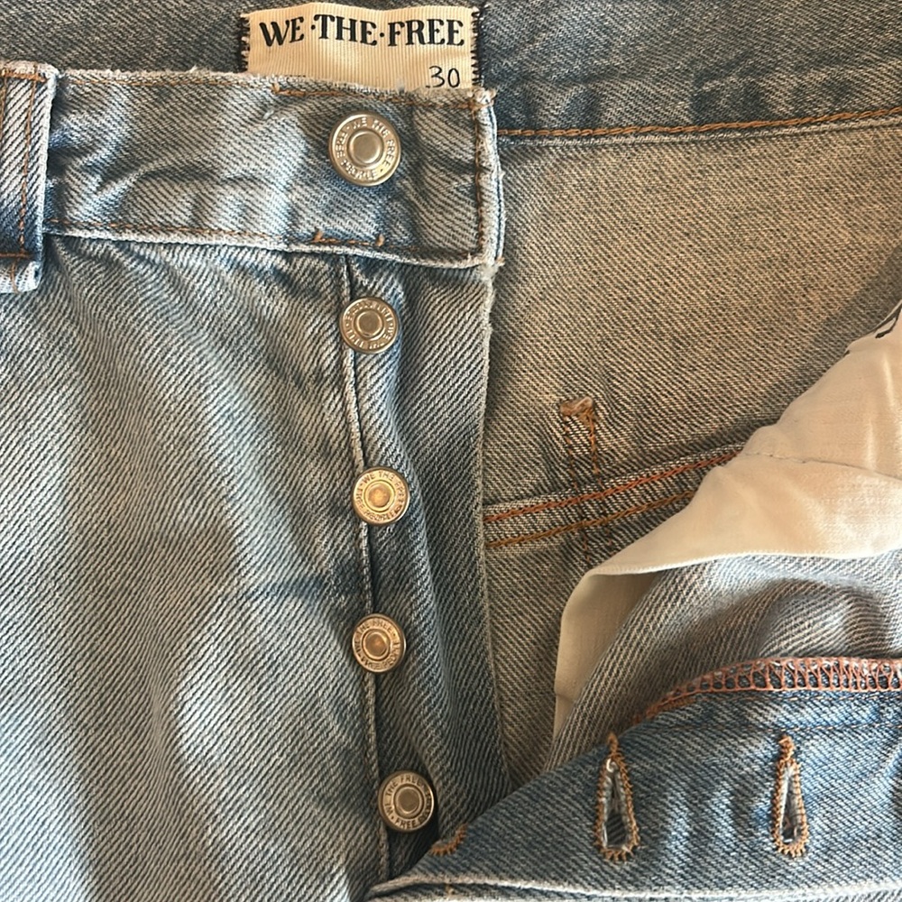 Free People Women's Now Or Never Denim Short - Picture 6 of 6